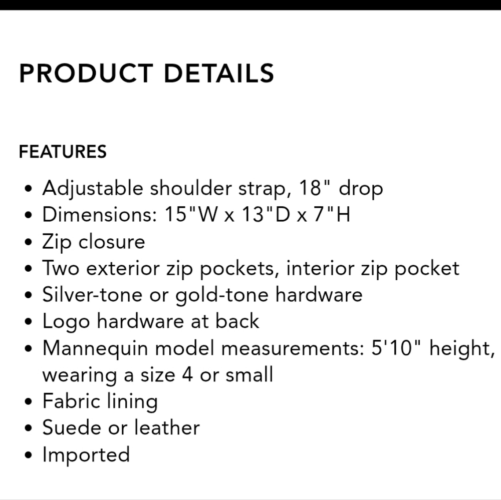 Rebecca Minkoff M.A.B. Suede Croissant Hobo Crescent Bag NWOT + Hardware Repair - Picture 16 of 16